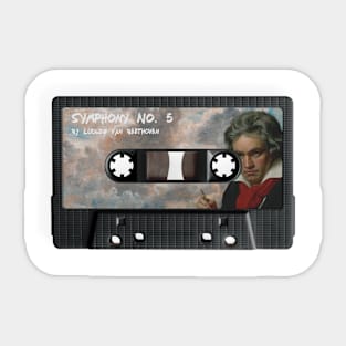 SYMPHONY NO 5 - Ludwig van Beethoven Sticker